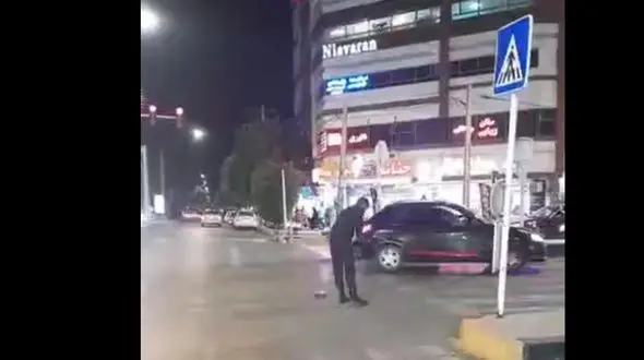 اقدام تحسین برانگیز پلیس پس از تصادف