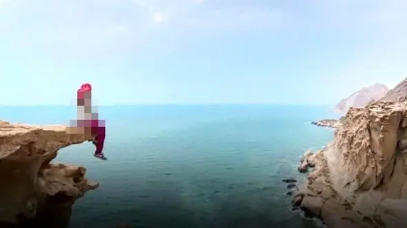 سقوط مرگبار دختر شیرازی در گردنه عشاق