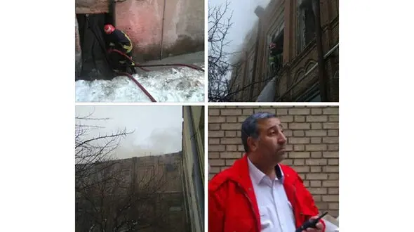 آتش سوزی بازار حرمخانه تبریز مهار شد