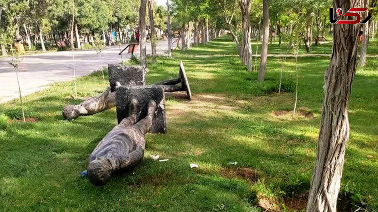 مرگ هولناک کودک 11 ساله در سقوط مجسمه بزرگ روی سرش در پارک + عکس و جزییات