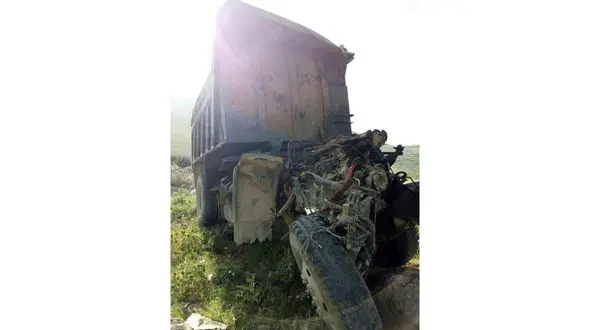 خواب جان راننده کامیون را گرفت