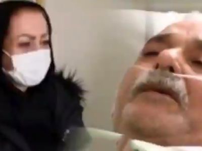 فیلم/ همسر محمد کاسبی در وداع با هنرمند مؤمن و متدین و عشق ۴۴ ساله : اگر دوباره به دنیا بیایم، باز هم عاشق او می‌شوم