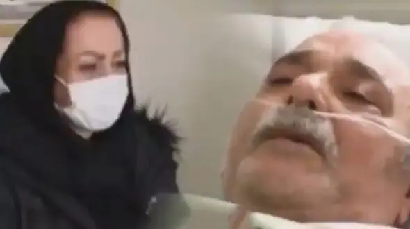 فیلم/ همسر محمد کاسبی در وداع با هنرمند مؤمن و متدین و عشق ۴۴ ساله : اگر دوباره به دنیا بیایم، باز هم عاشق او می‌شوم