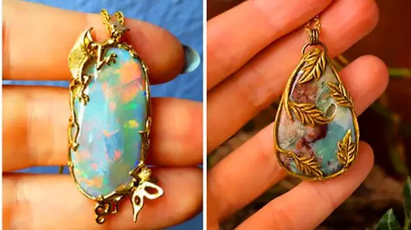 گردنبند سنگی گرانبها؛ 15 انتخاب لوکس برای درخشش در هر تیپ