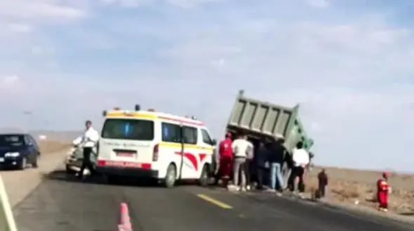 تصادف شدید در جاده سبزوار خوشاب