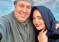 سفر عاشقانه نرگس محمدی و همسرش به تایند و دبی و بازدید از مجسمه معبد بزرگ بودا/ چه زوج زیبایی+عکس