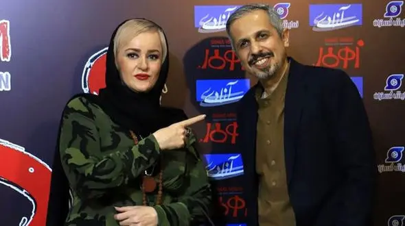 سلفی جواد رضویان و نعیمه نظام دوست