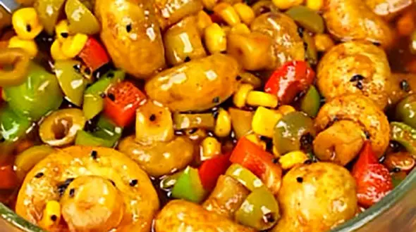 ترشی اسپانیایی خوشمزه ترین ترشی کنار غذا + فیلم