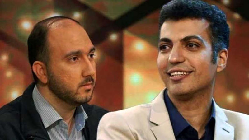 عادل فردوسی پور مجری و گزارشگر تلویزیونی و علی‌فروغی ، مدیر شبکه ۳ صدا و سیما