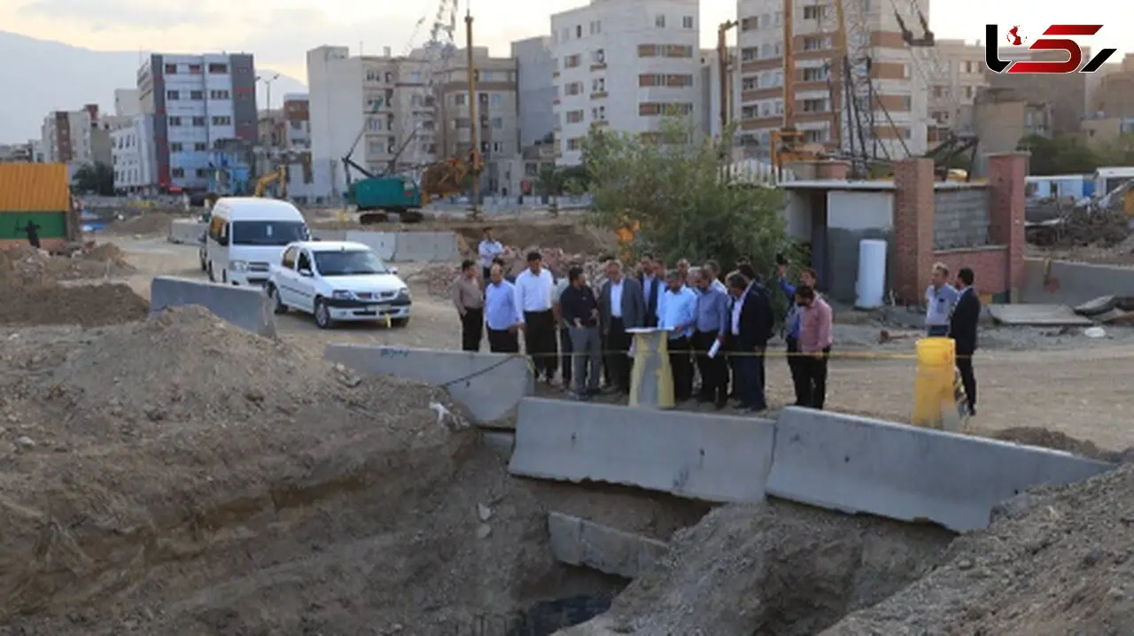 بازدید زاکانی از پروژه اتصال جنوب بزرگراه یادگار امام به آزادراه تهران - ساوه