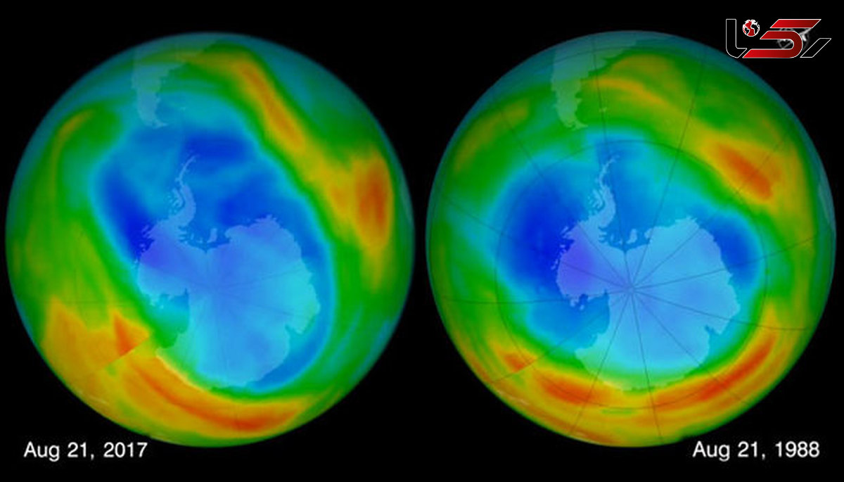 سوراخ لایه ازن در سال 2017 کوچکتر شده است