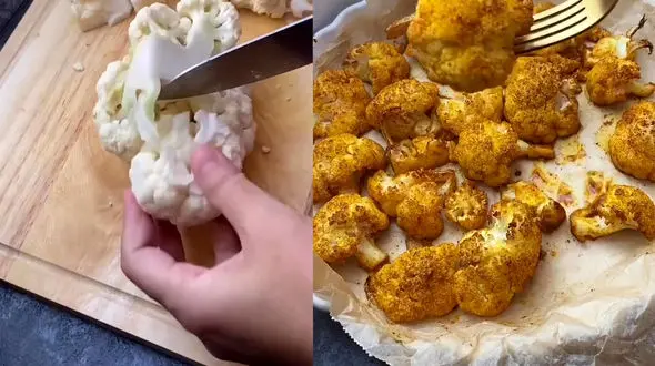 گل کلم تنوری یک عصرانه خوشمزه | فیلم