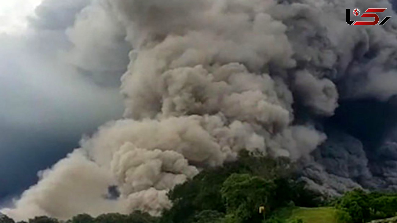 فوران آتشفشان در گواتمالا هزاران نفر را فراری داد