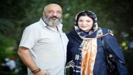 عکس عروسی همای پایتخت و همسر بازیگرش که وایرال شد / ریما رامین فر در لباس عروسی با حجاب کامل!
