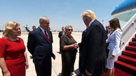 ترامپ به اسرائیل رفت 