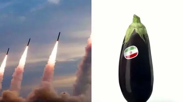 بادمجان ایران هم  تحریم شد! + غربی ها چرا از موشک و بادمجان ایرانی می ترسند ؟! + فیلم