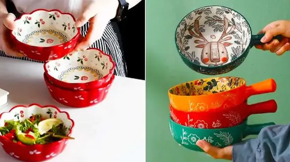 تزئین میز پذیرایی با کاسه‌ های سفالی؛ 15 عکس بی‌ نظیر و خیره‌ کننده