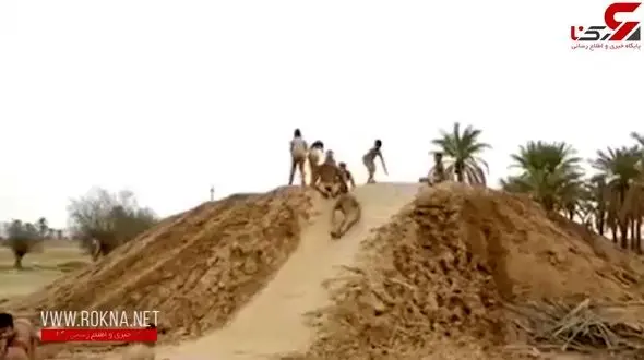 تفریح عجیب جوانان پس از بارش باران در بوشهر + فیلم