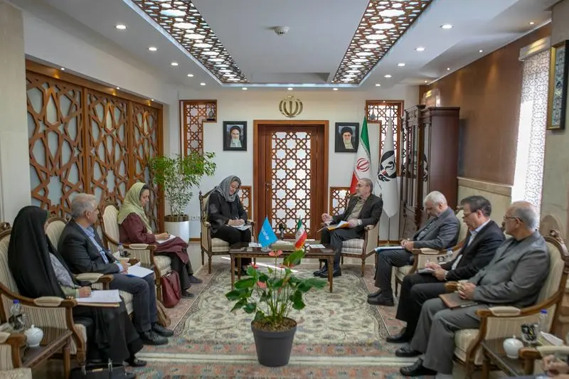 دیدار نماینده یونیسف در ایران با نماینده رئیس‌جمهور