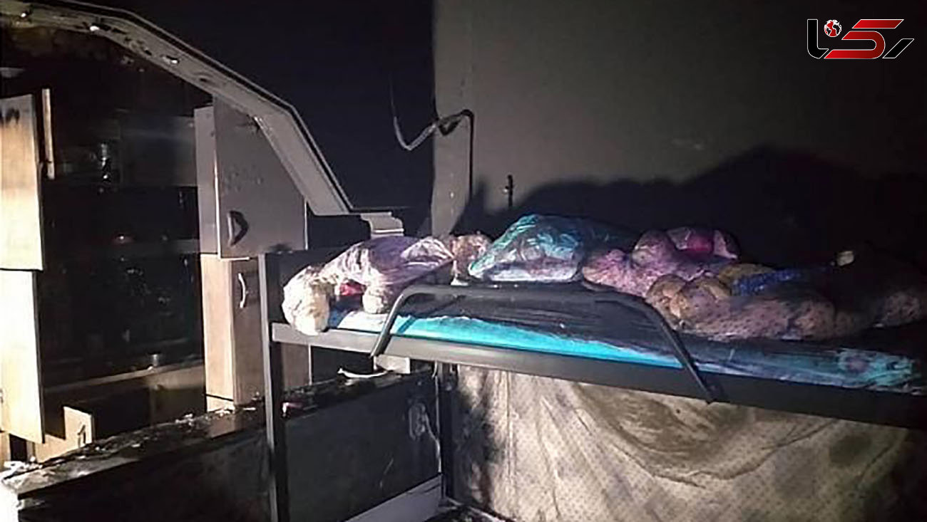 عکس های وحشتناک از آتش سوزی شبانه خوابگاه دختران دانشجو در میدان انقلاب