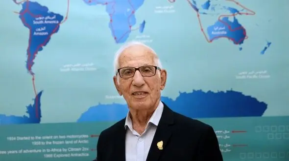 بستری‌شدن عیسی امیدوار در تهران؛ عیادت معاون گردشگری از نخستین جهانگرد ایرانی