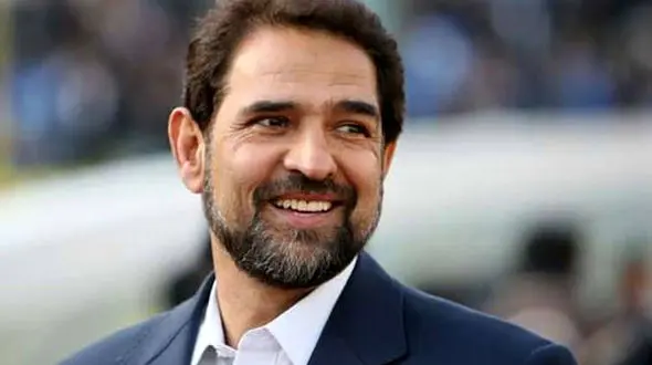 اولین عکس  زن خیلی جوان فیروز کریمی ! / تفاوت سنی شان چقدر است؟!