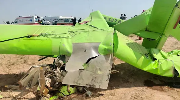 سقوط هواپیمای آموزشی در نظرآباد جان دانشجو را گرفت