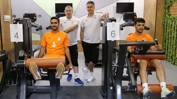 دمبل زدن قایدی، نیازمند و رفقا! / تمرینات بدنی ملی پوشان در تاشکند + تصاویر