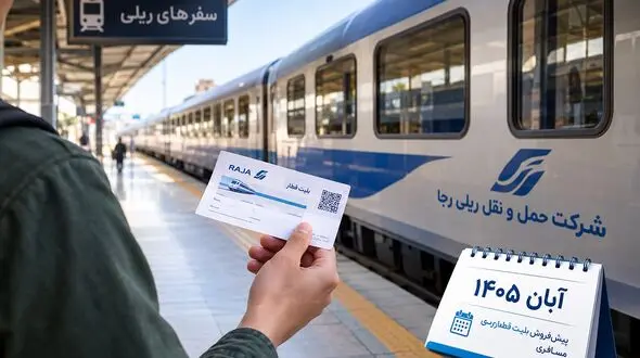 پیش‌ فروش بلیط قطارهای آبان ۱۴۰۵ آغاز شد / زمان خرید اینترنتی و حضوری