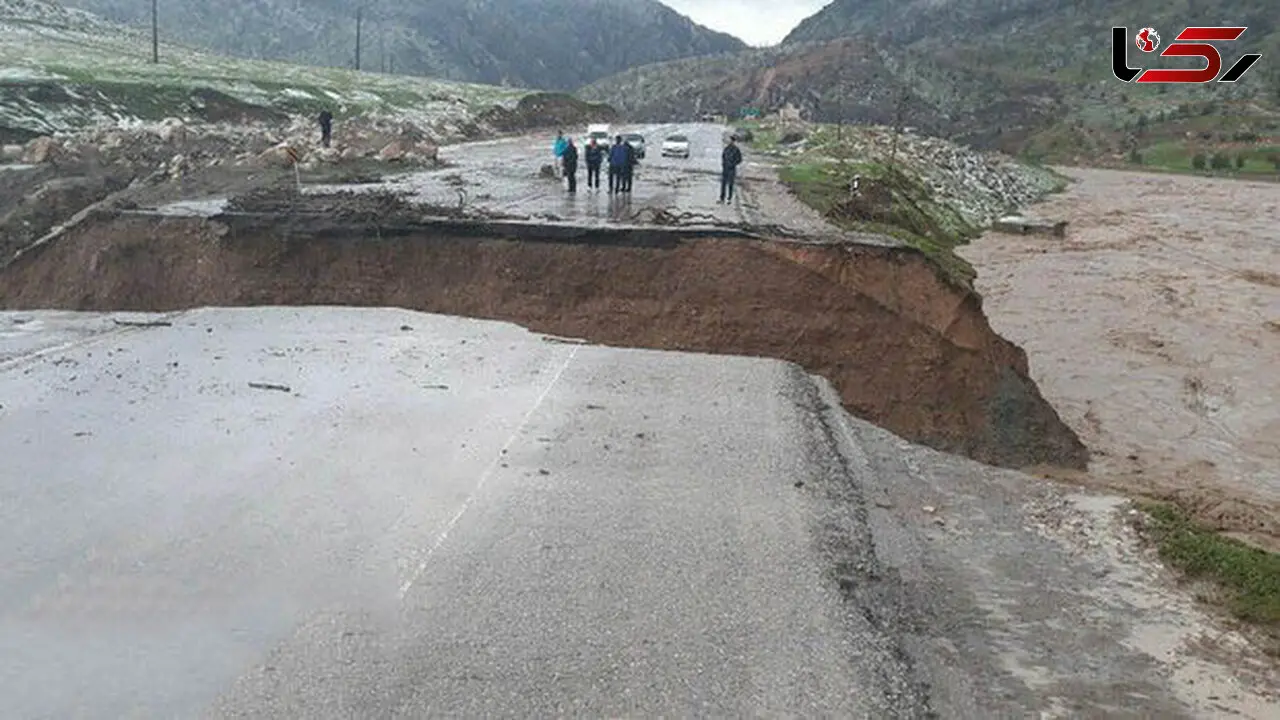 راه ارتباطی ۲۰ روستای معمولان قطع شد +عکس