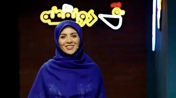 مجری زن به همکارش در تلویزیون: اومدم بپیچونمت برم!