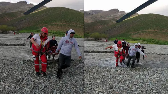 فیلم دردناک از یک حادثه برای 3 طبیعت گرد در ارتفاعات البرز + فیلم و عکس