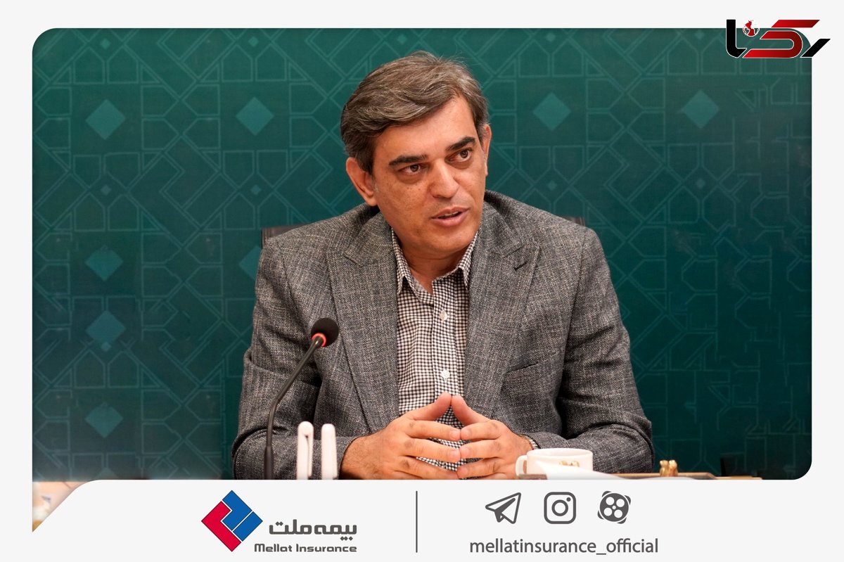 پیام تبریک محمدرضا فرهادیپور، سرپرست شرکت بیمه ملت، به مناسبت روز خبرنگار