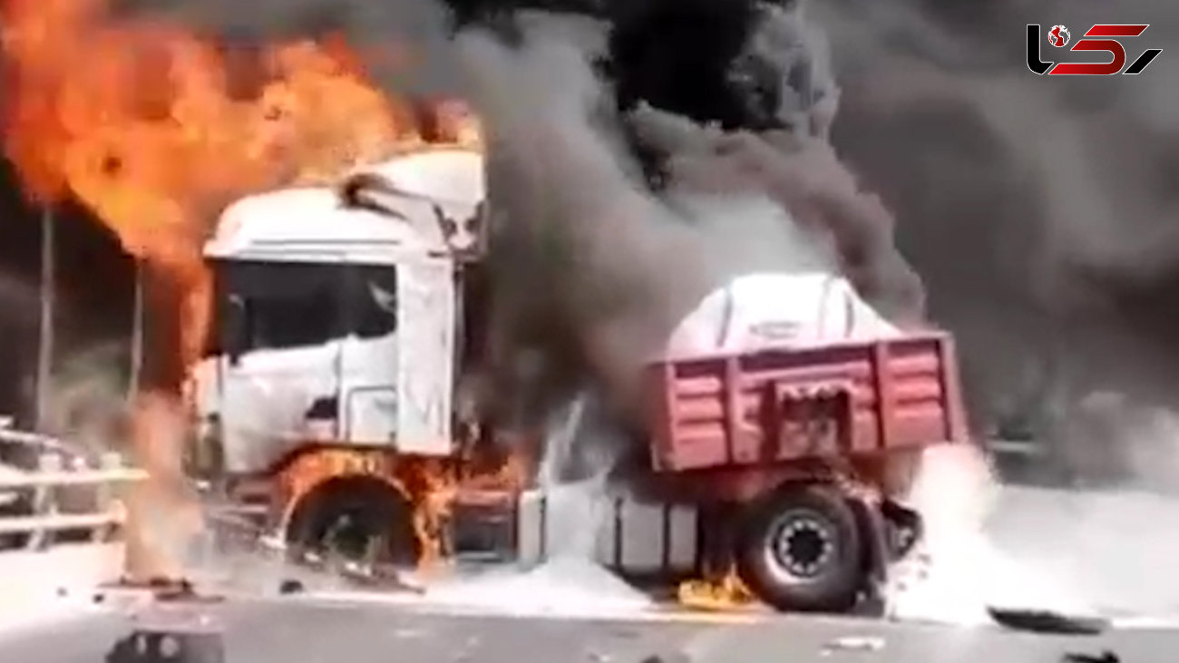 فیلم آتش گرفتن مهیب در خوزستان / باورنکردنی