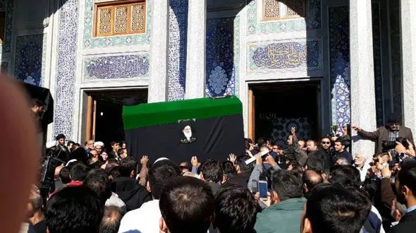 مراسم تشییع و خاکسپاری آیت‌الله هاشمی‌شاهرودی در قم +عکس 