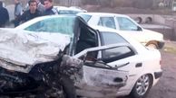 3 کشته و زخمی در تصادف هولناک زانتیا با پیکان / خودروی خارجی مچاله شد + عکس