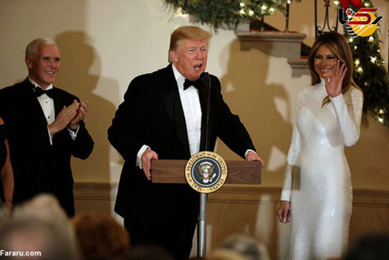پوشش متفاوت ترامپ و ملانیا در کاخ سفید+عکس

