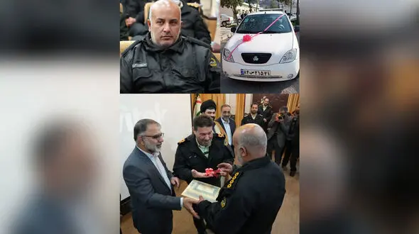 این مامور پلیس صندوق رای را از دست هواداران یک نامزد نجات داد/ معترضان خودروی او را آتش زدند + عکس
