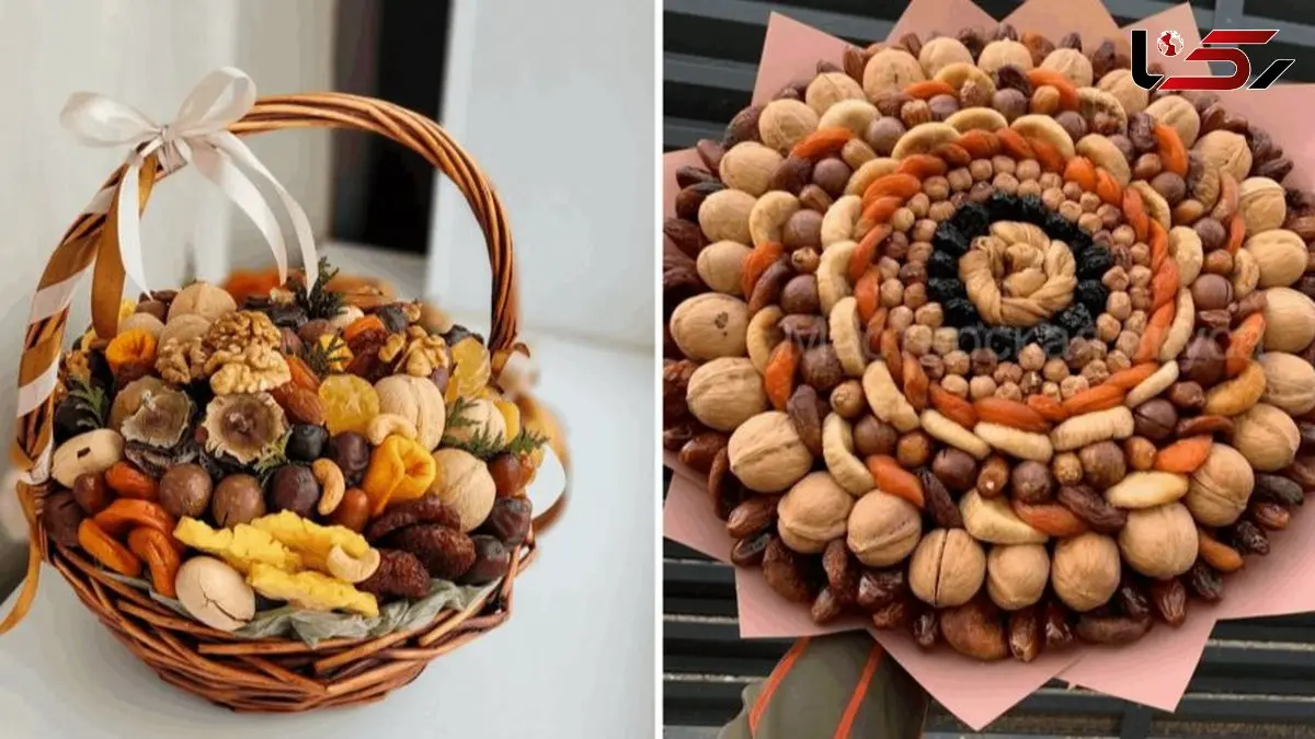 چیدمان و تزئین آجیل شب یلدای عروس؛ با ایده‌ های خلاق و جذاب 1404