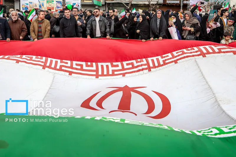 حضور مردم ایران در راهپیماتیی 22 بهمن 1404