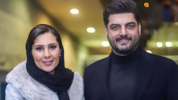 عکس کودکی سام درخشانی در کنار پدرش