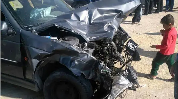 مرگ هولناک اعضای یک خانواده در تصادف تلخ جاده بوکان / 4 تن کشته شدند + جزییات