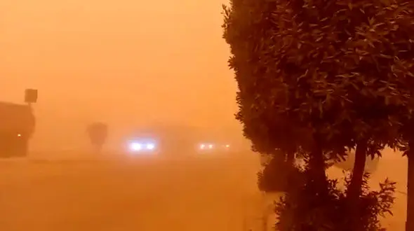 طوفان سهمگین شن در ایران، 800 نفر را راهی بیمارستان کرد + فیلم