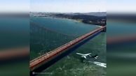 عبور خارق العاده هواپیمای مسافربری از زیر پل سانفرانسیسکو + فیلم
