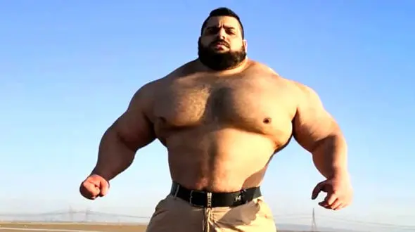 هالک ایرانی دیوانه شد! / فیلم جدید از هرکول شدن واقعی او!