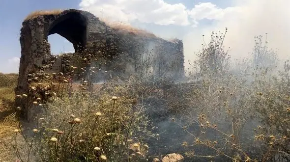 یادگار صفویان در «آتش» /  آتش سوزی عمدی است+عکس