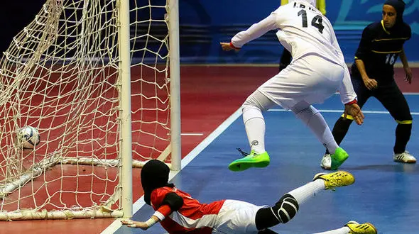 باخت تیم فوتسال بانوان ایران به چین +عکس