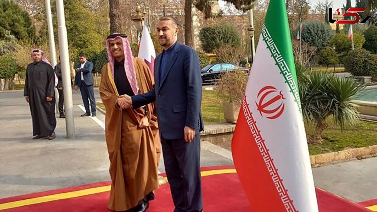 دیدار امیرعبداللهیان با وزیر امور خارجه قطردر تهران