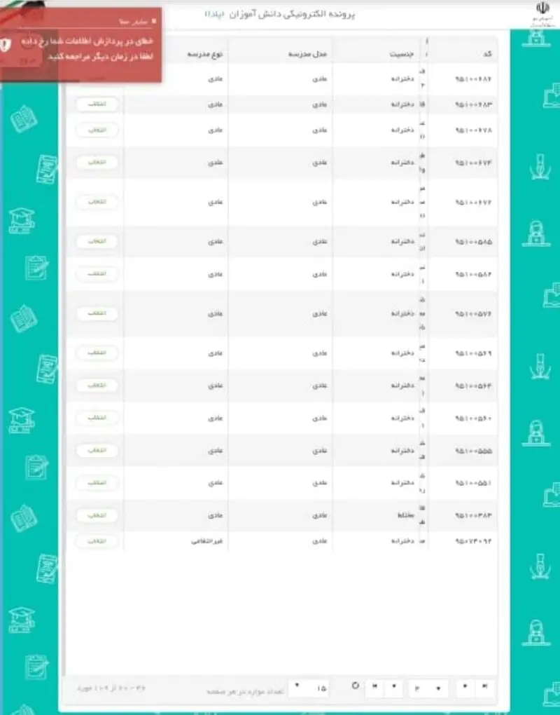 اختلال در پادا