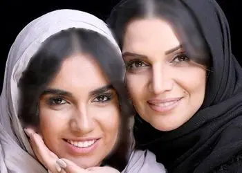 (عکس) تصویری از الهام پاوه نژاد و دخترش / اصلا بهش نمیاد دختر 22 ساله داشته باشه!